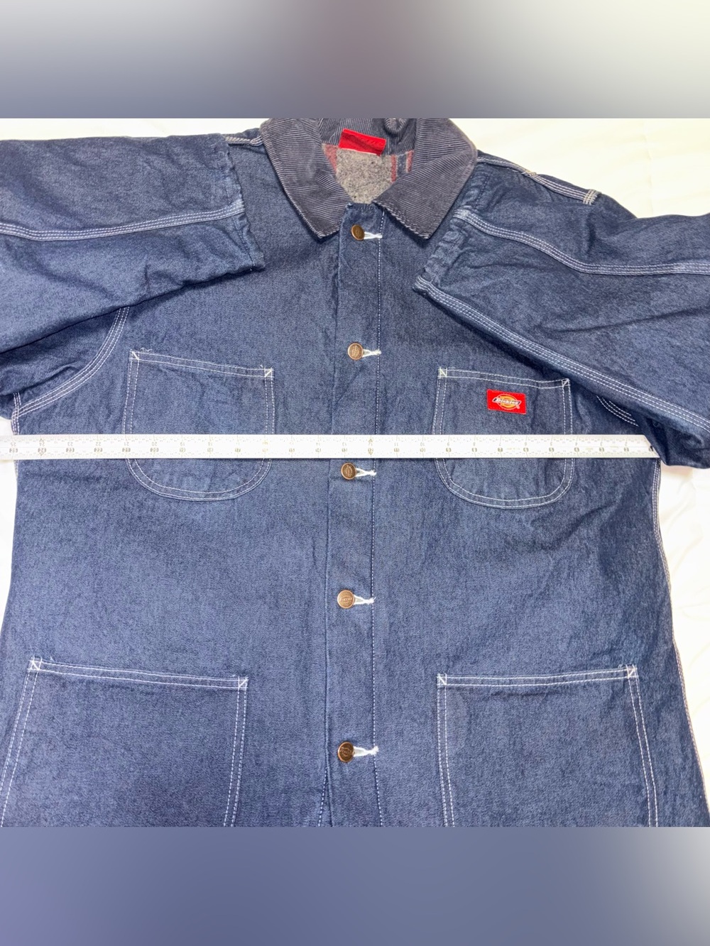 Dickies Blanket Lined Denim Chore Jacket Men’s XL - Picture 3 of 6